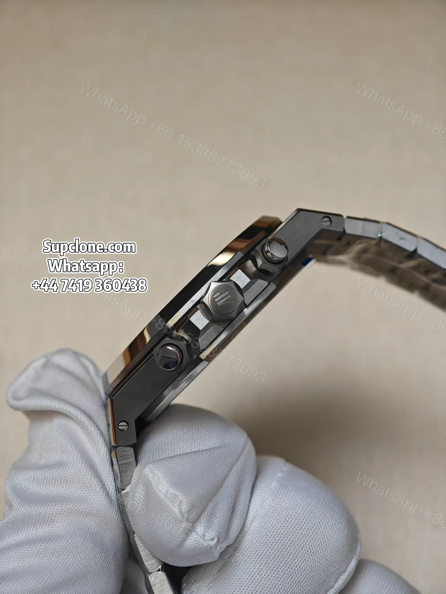 View 5 of Audemars Piguet Super Clone Royal Oak White Dial 26331ST Chronograph 41mm