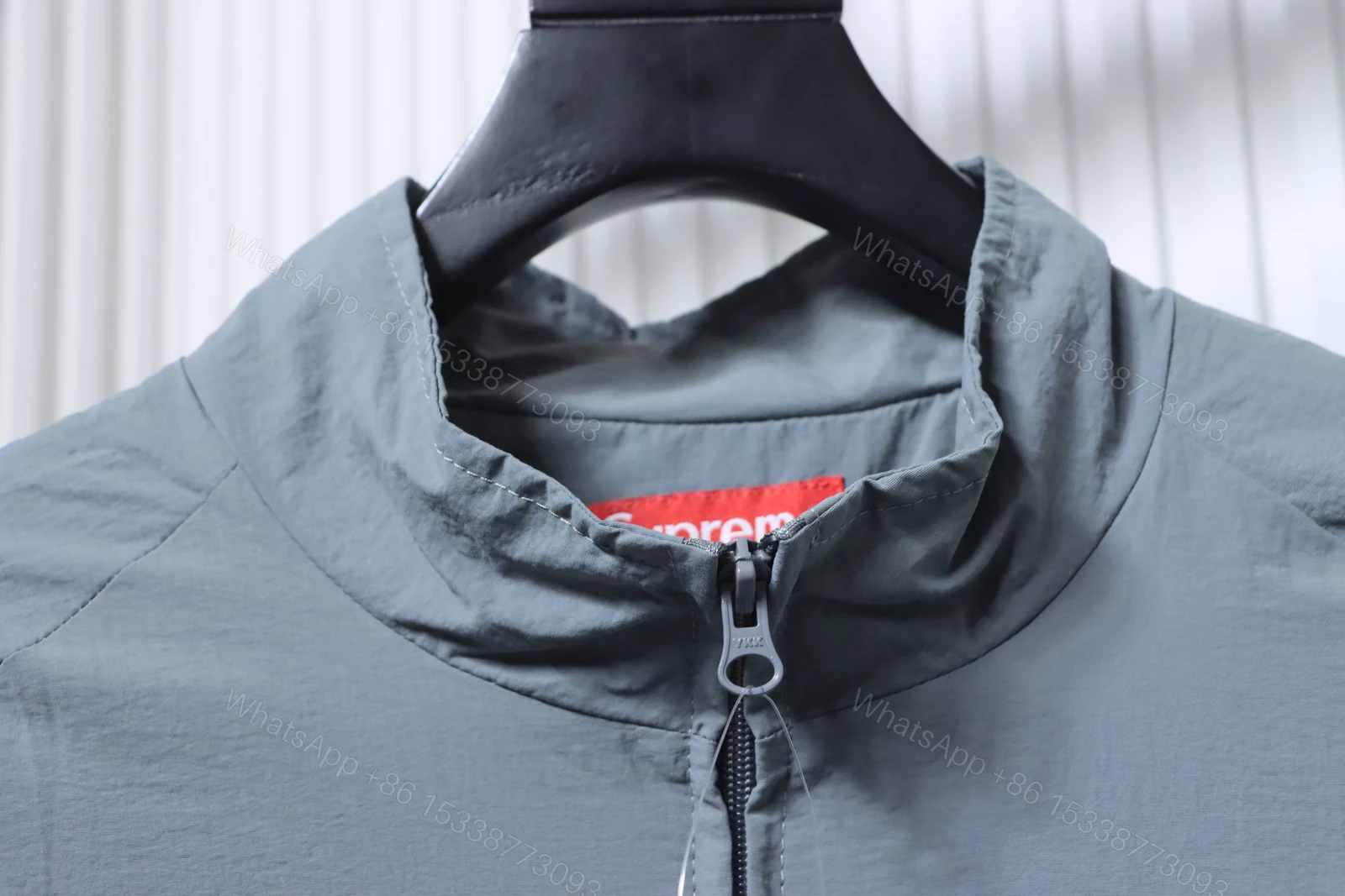 View 3 of Supreme 25FW Contrast Piping Track Jacket gray