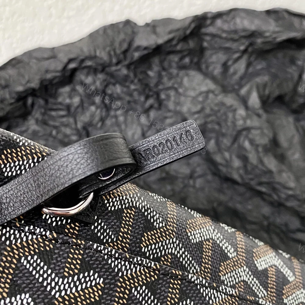 View 9 of 高仿Goyard*STLOUIH滿印Tote購物袋黑色中號免檢版