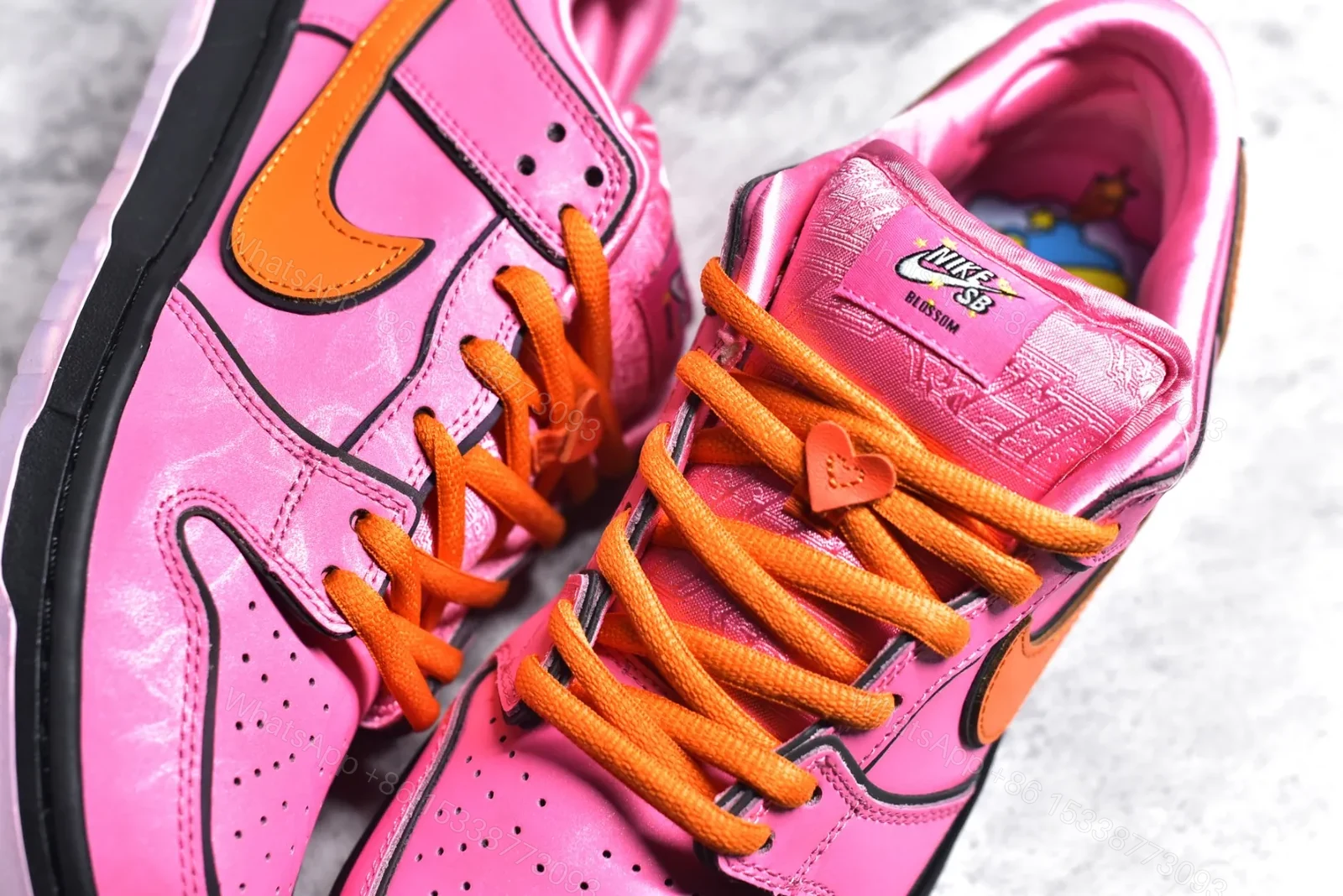 View 6 of Nike SB Dunk Low x Powerpuff Girls Pink Replica