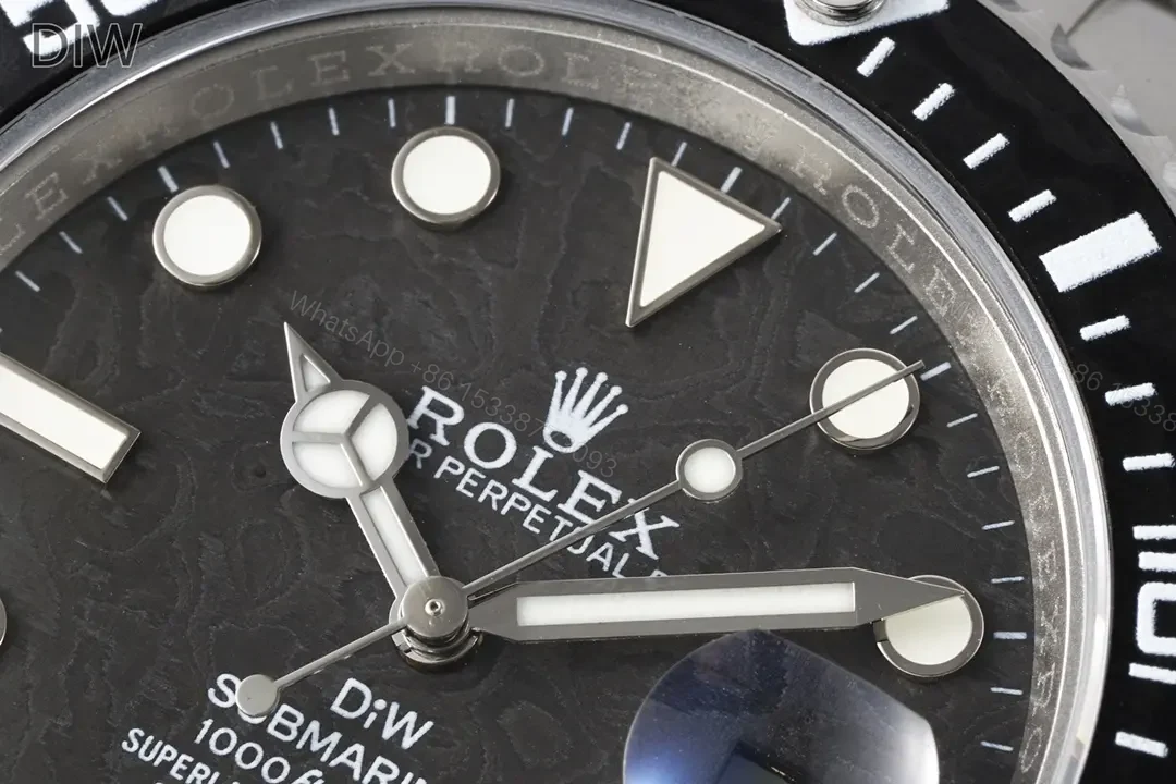 View 4 of GM Factory Clean Factory ROLEX DIW Submariner Parakeet Black Watch
