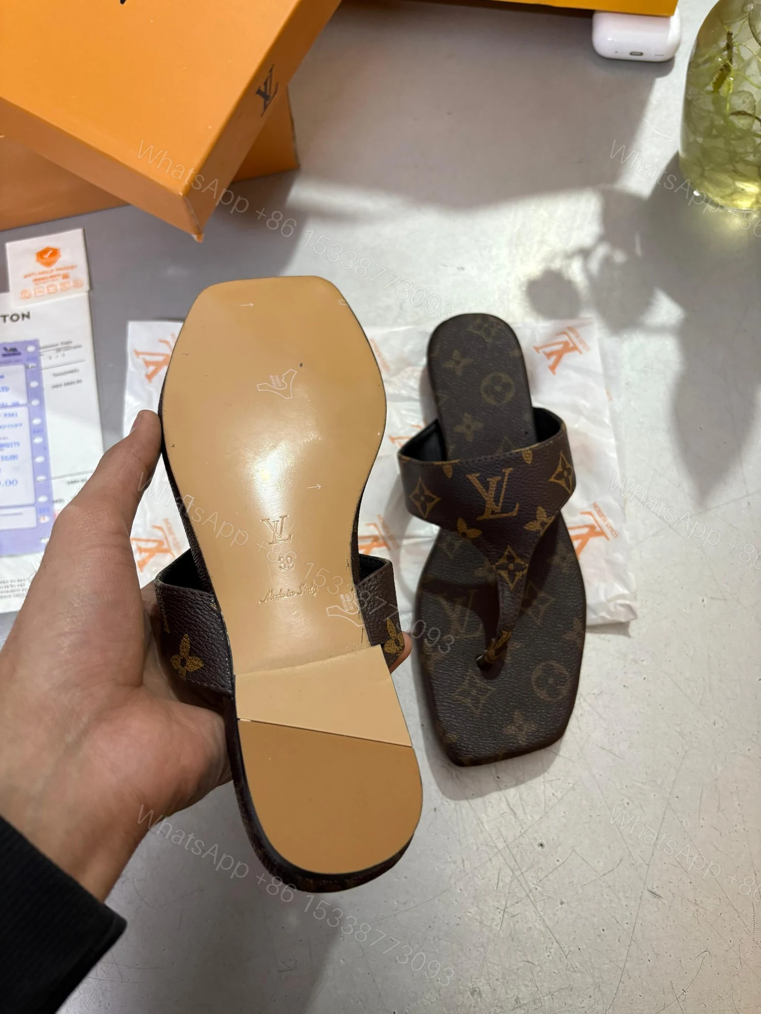 View 4 of First Copy Louis Vuitton Flat Shoes for Women
