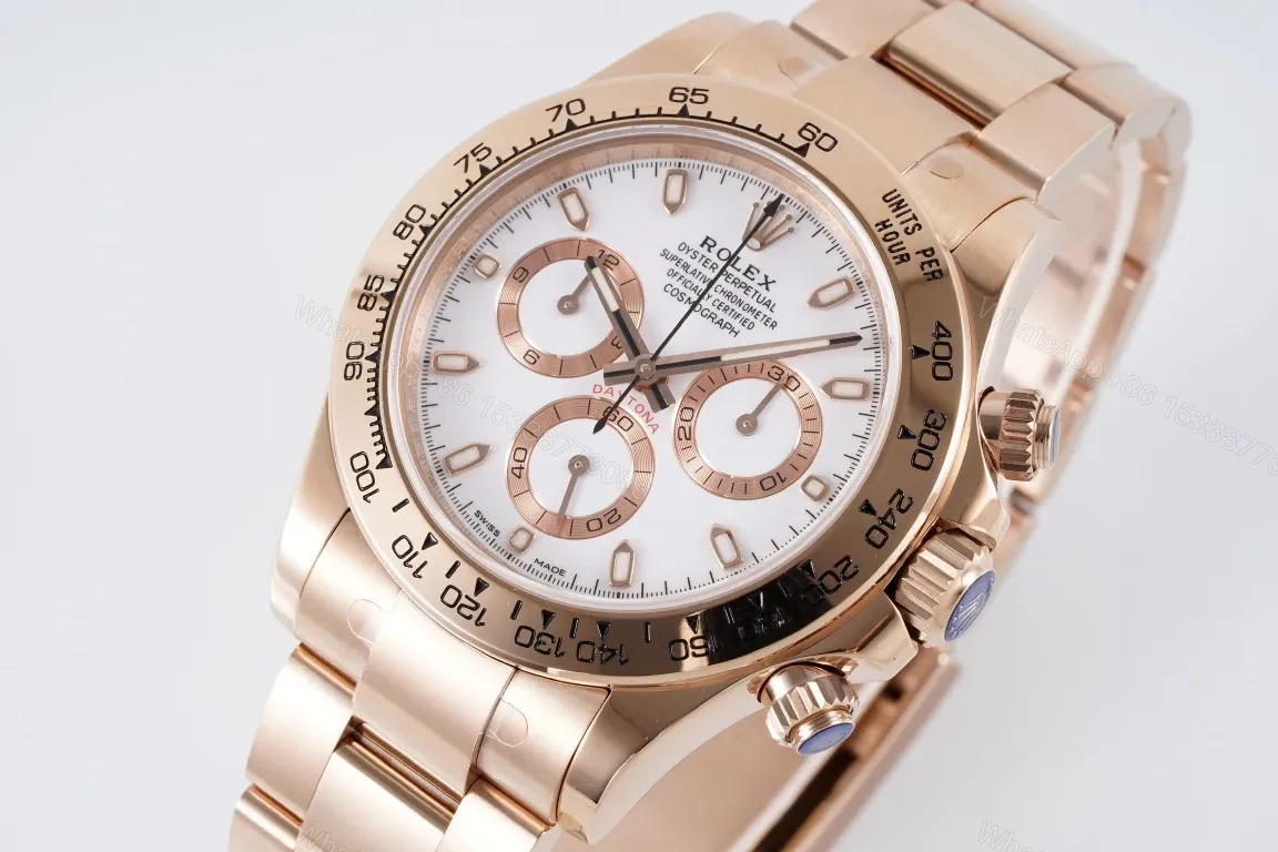 View 3 of KZ Factory Clean Factory KING Rolex Daytona Rose Gold Chronograph