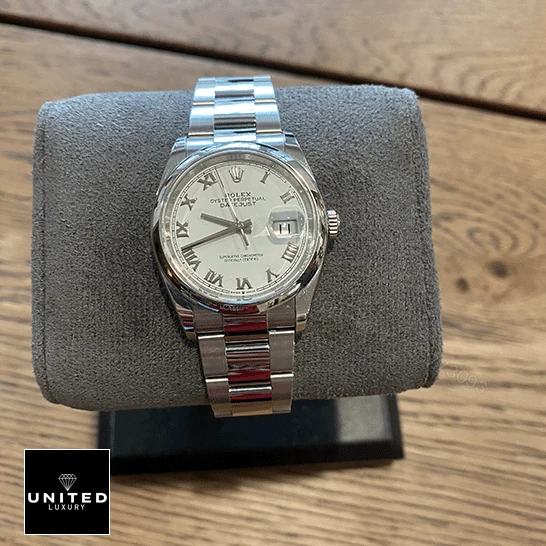 View 10 of Rolex Datejust 126200-0008 Oyster Steel White Dial Replica