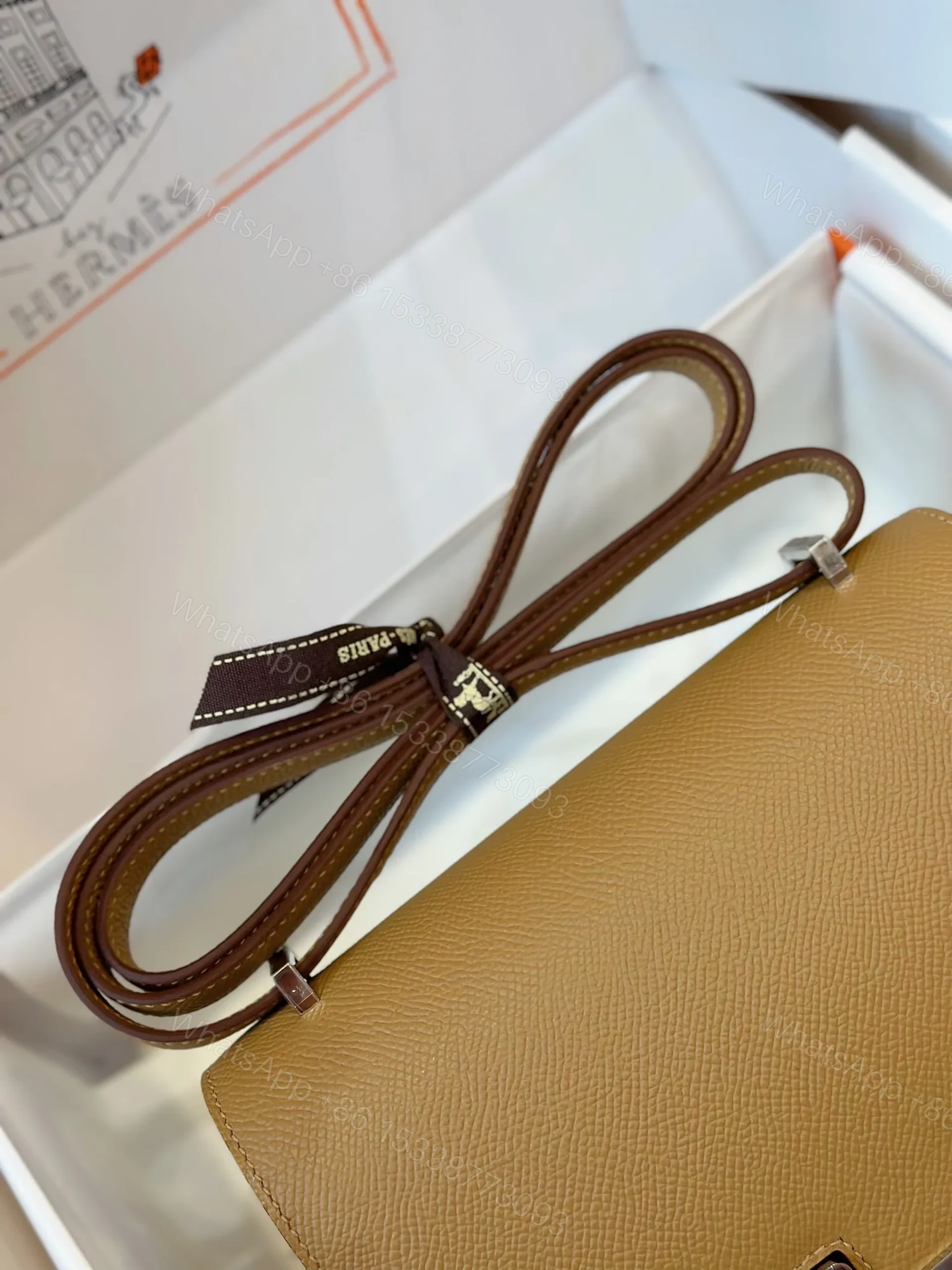 View 4 of HN 19 Brown Epson Leather Palladium Hardware