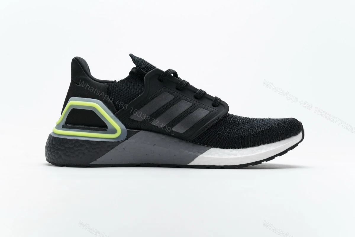 View 2 of Adidas Ultra BOOST 20 CONSORTIUM Black Grey Green Real Boost FY3452