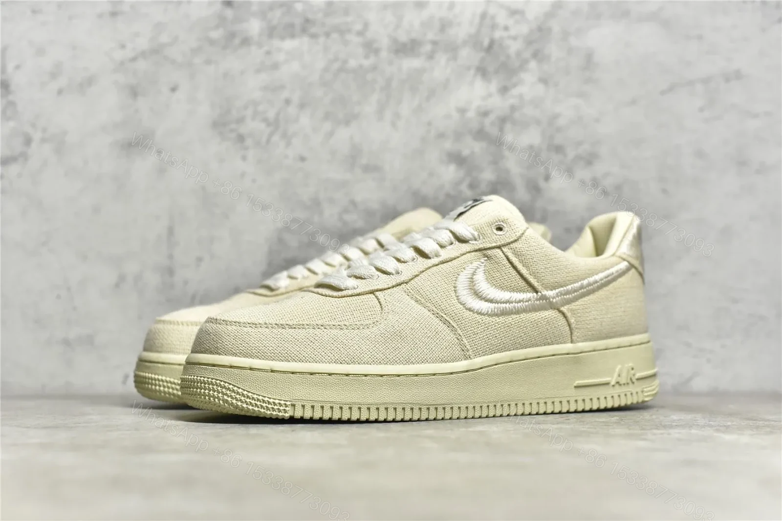 View 2 of Stussy X Air Force 1 Low Fossil Reps