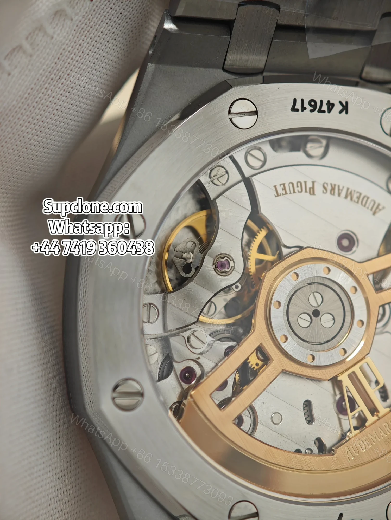 View 15 of Audemars Piguet Super Clone 1:1 Royal Oak 15500 White Dial