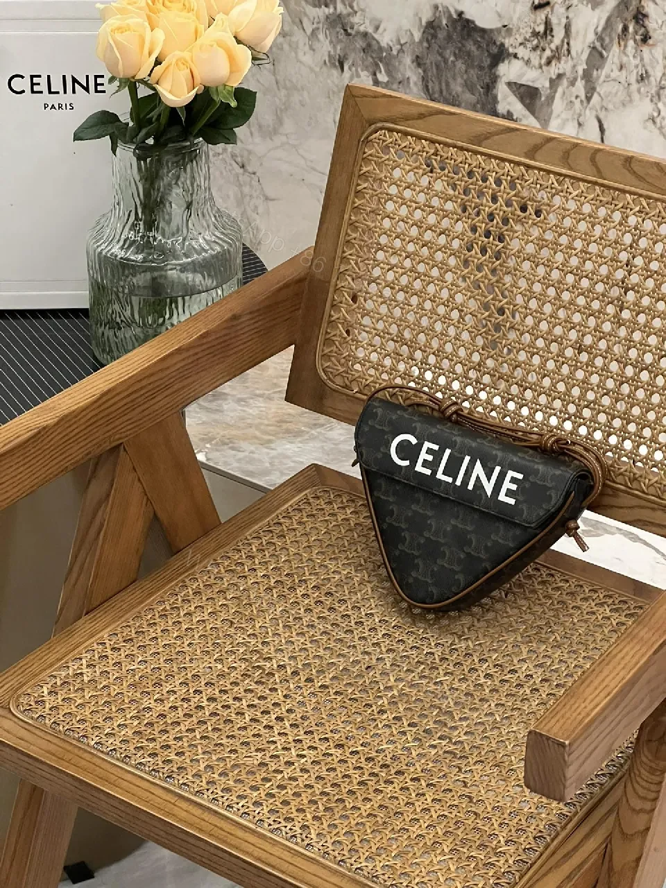 Chic Black Monogram Cocoon Bag: Compact Luxury Crossbody — view 1