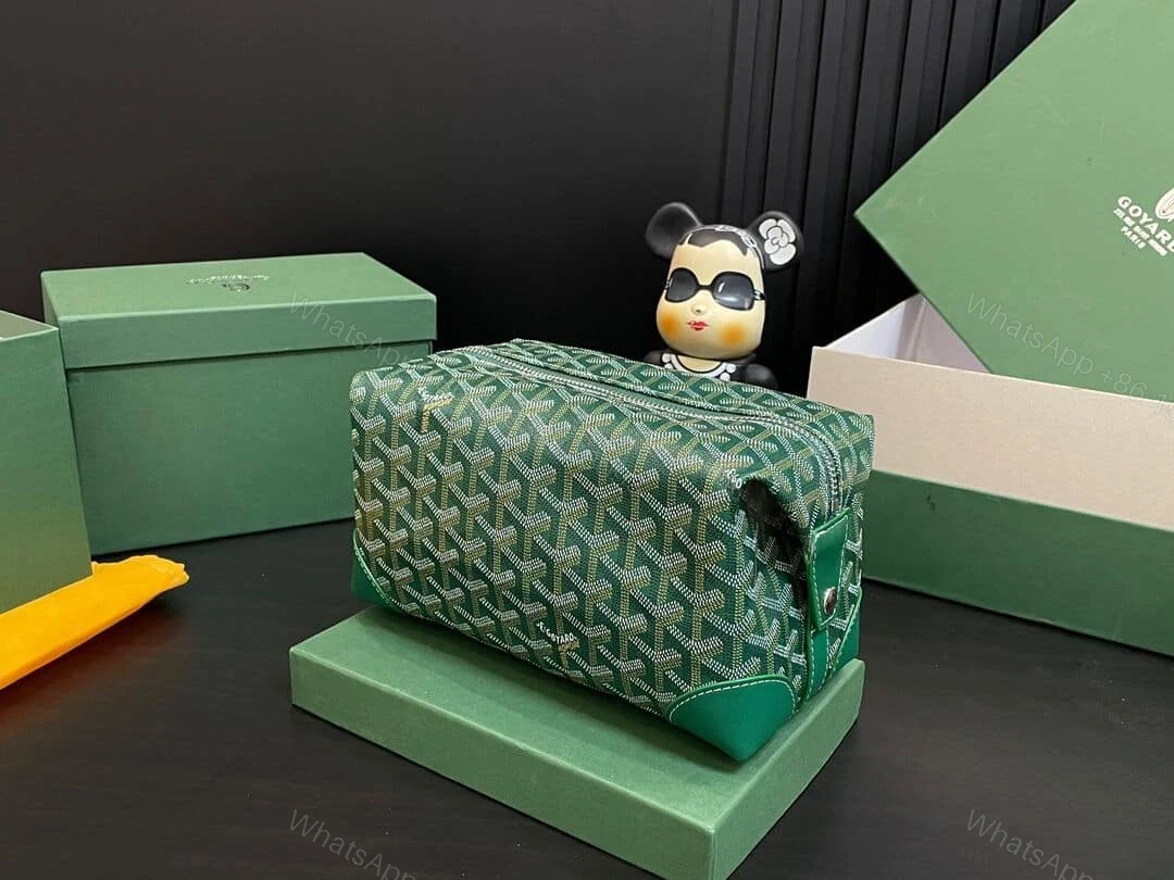 View 6 of GOYARD BOWLING 25 TOILETRY BAG GREEN 23CM BOWLIN025TY09CL09P