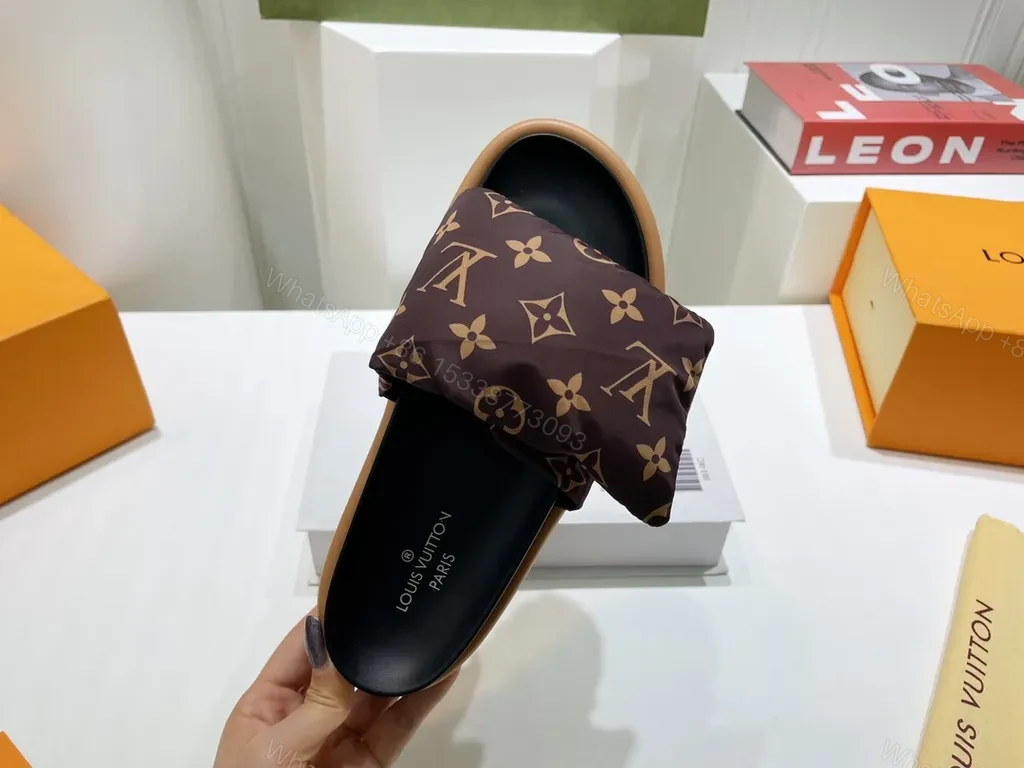 View 5 of Louis Vuitton Monogram Slides â€” All-Day Comfort, Luxury Craftsmanship