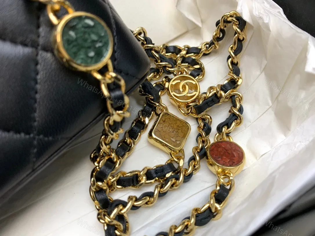 View 2 of Chanel Mini Bag Handbags Sheep Skin Handle Mix 17cm