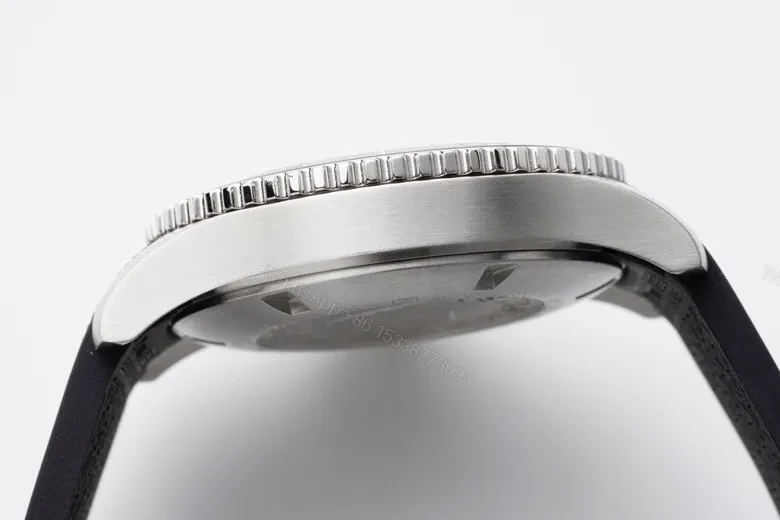 View 6 of Longines Conquest Black Dial Automatic Watch with Stainless Steel Case and Rubber Strap