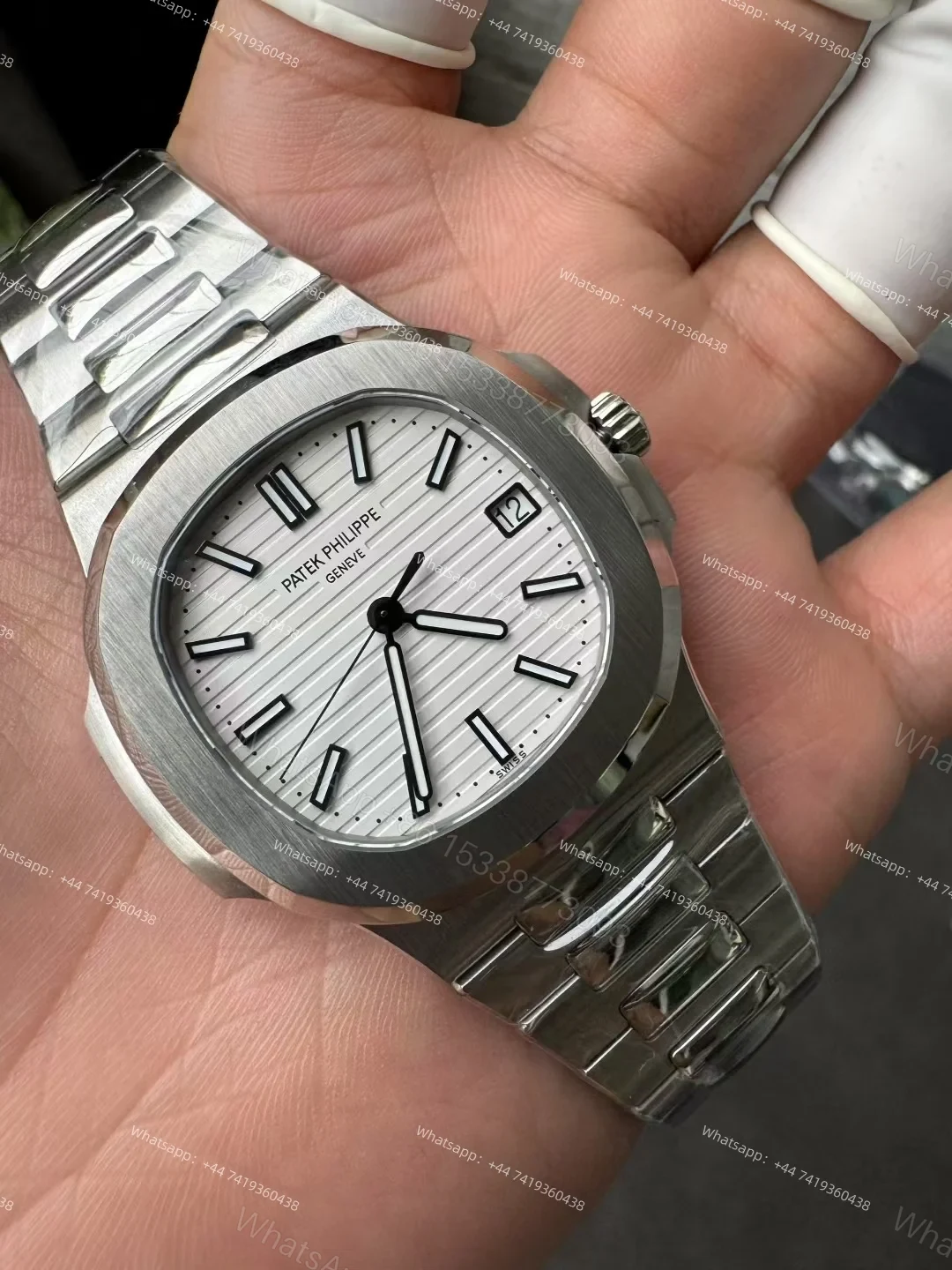 View 4 of Patek Philippe Super Clone Nautilus 5711 White Dial 40MM