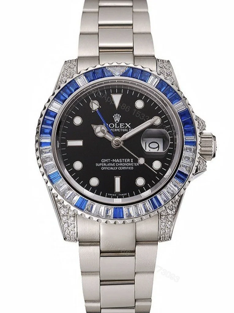 Superclone Rolex GMT-Master II Black Dial 1453747 — view 1