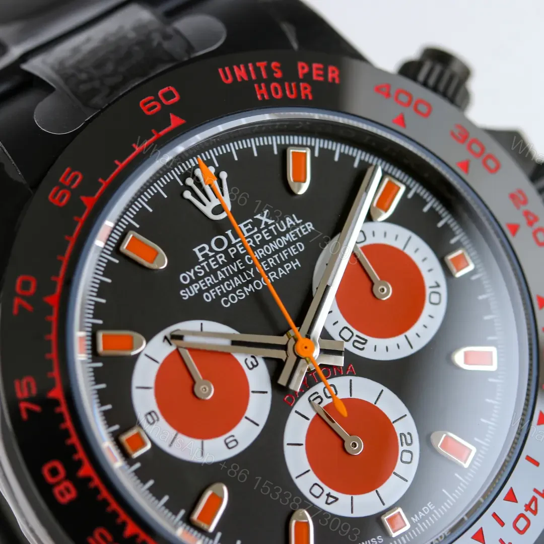 View 4 of Rolex Daytona Red Ferrari DLC Black Dial 40mm ROLEX-DAYTONA-RED-DLC-40