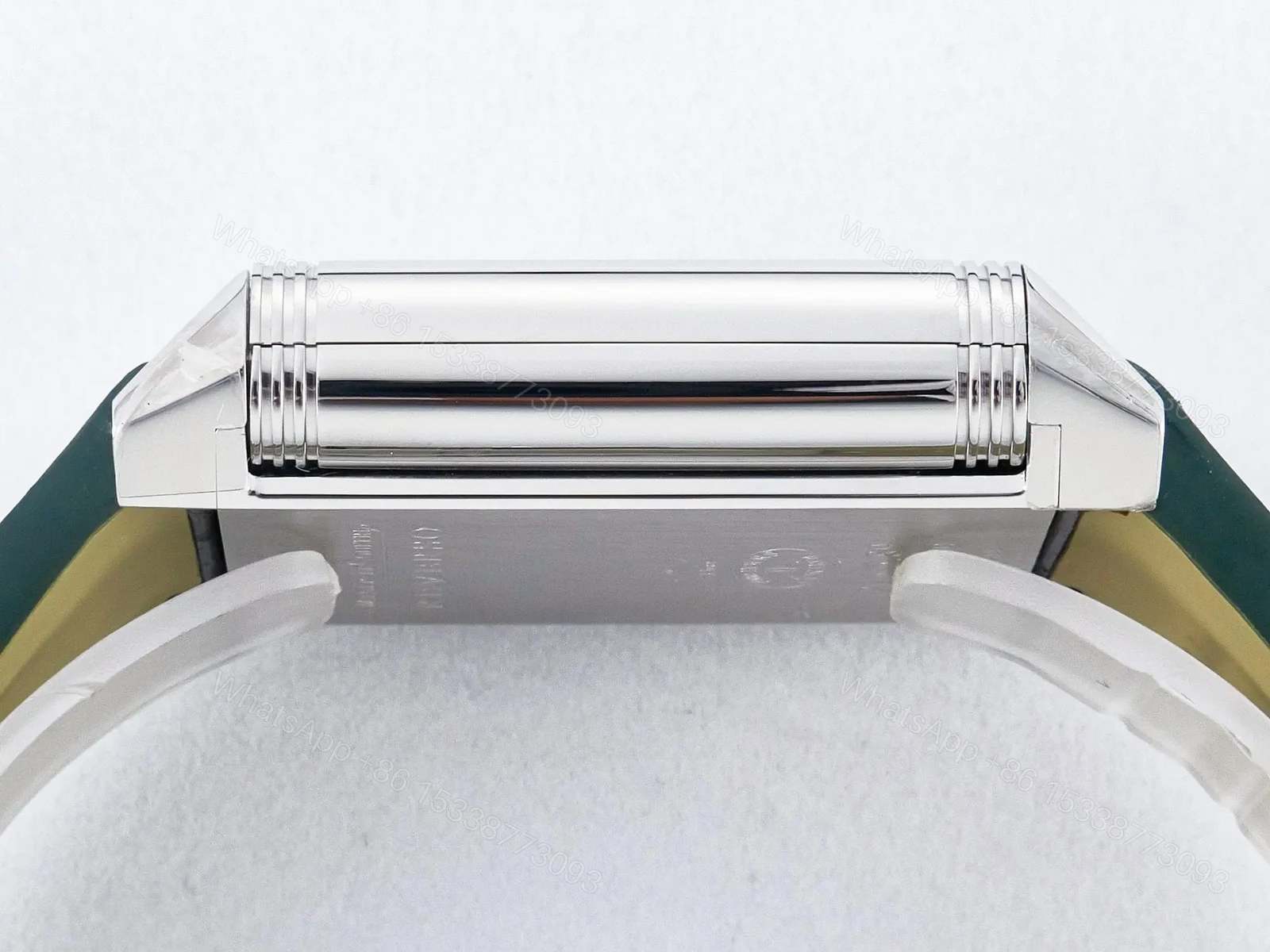 View 13 of Reverso Classic Duoface Small Seconds SS MGF Best Edition White Textured Dial on Black Leather Strap A854A