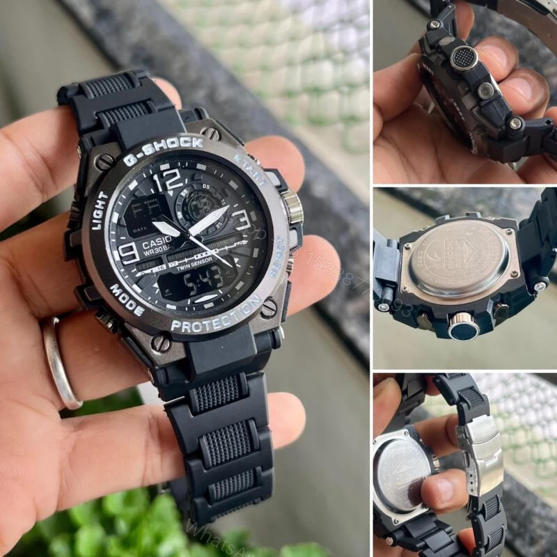 View 2 of G Shock 7A Black Day-Date Analog Digital Quartz 40mm