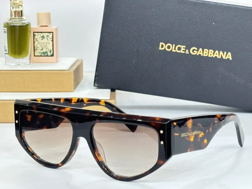 View 4 of Dolce & Gabbana Black Acetate Sunglasses â€“ Luxe Cat-Eye Glow