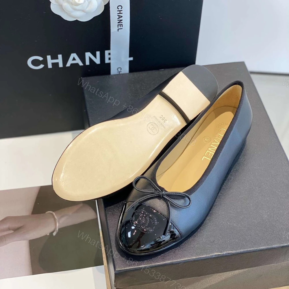 View 6 of Chanel Ballet Flats Black