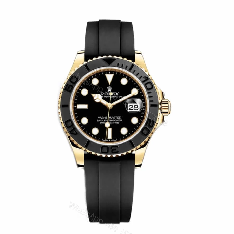 Rolex Yacht-Master 16628 Super Clone : 18k Yellow Gold White Dial 40mm — view 1