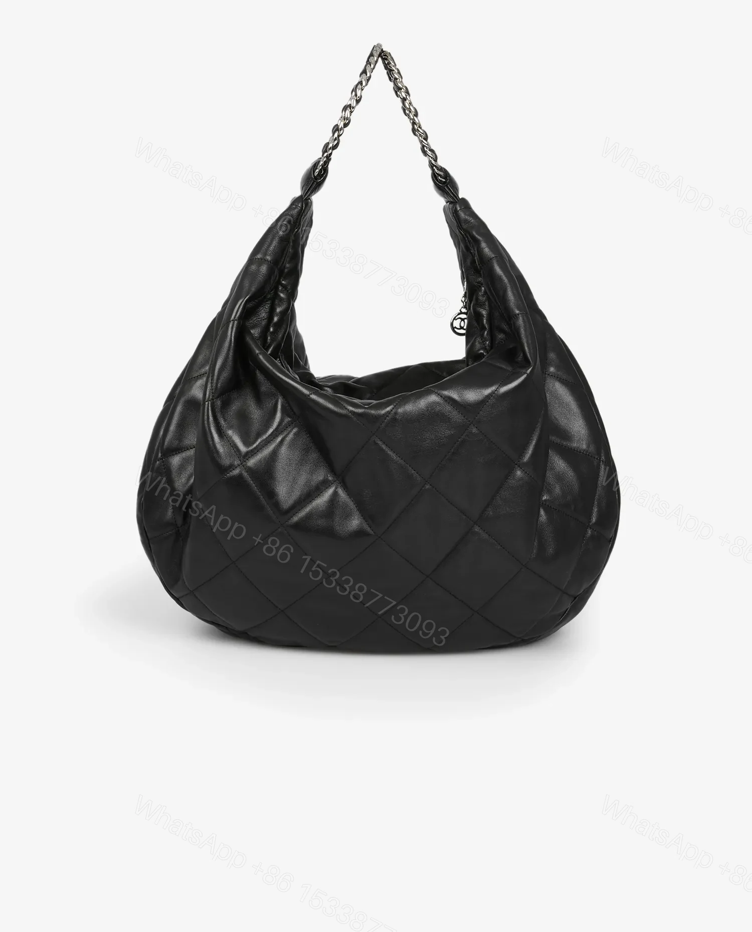 Chanel Quilted Leather Bag Mirror YZ87423 — view 1
