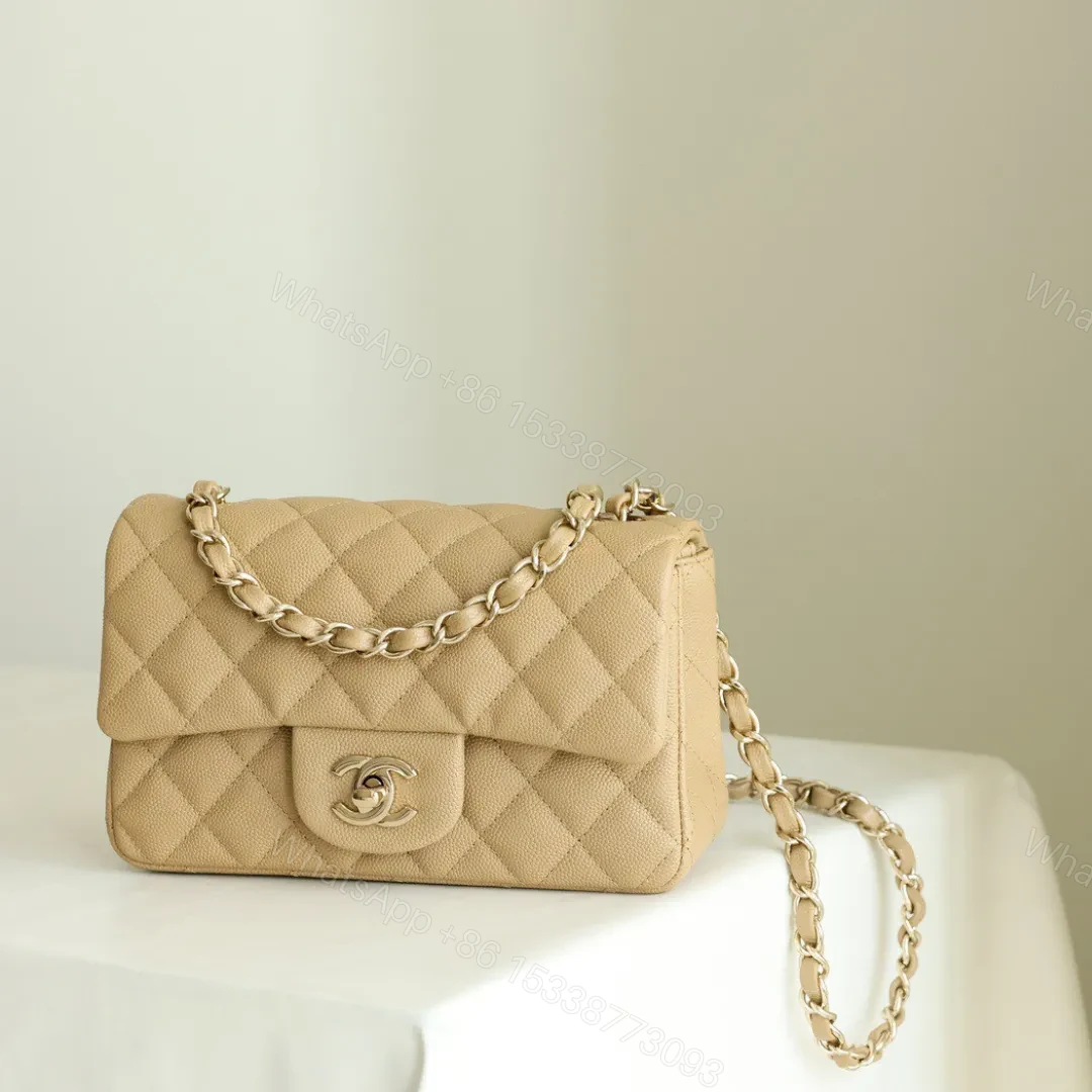 Chanel Classic 11 Handbag Flap Mini Woman’s Beige 20cm — view 1