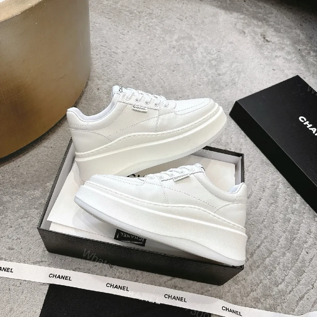 View 6 of Minimalist-Chic White Trainers: Structured, Comfort, Luxe-Ready Sneakers