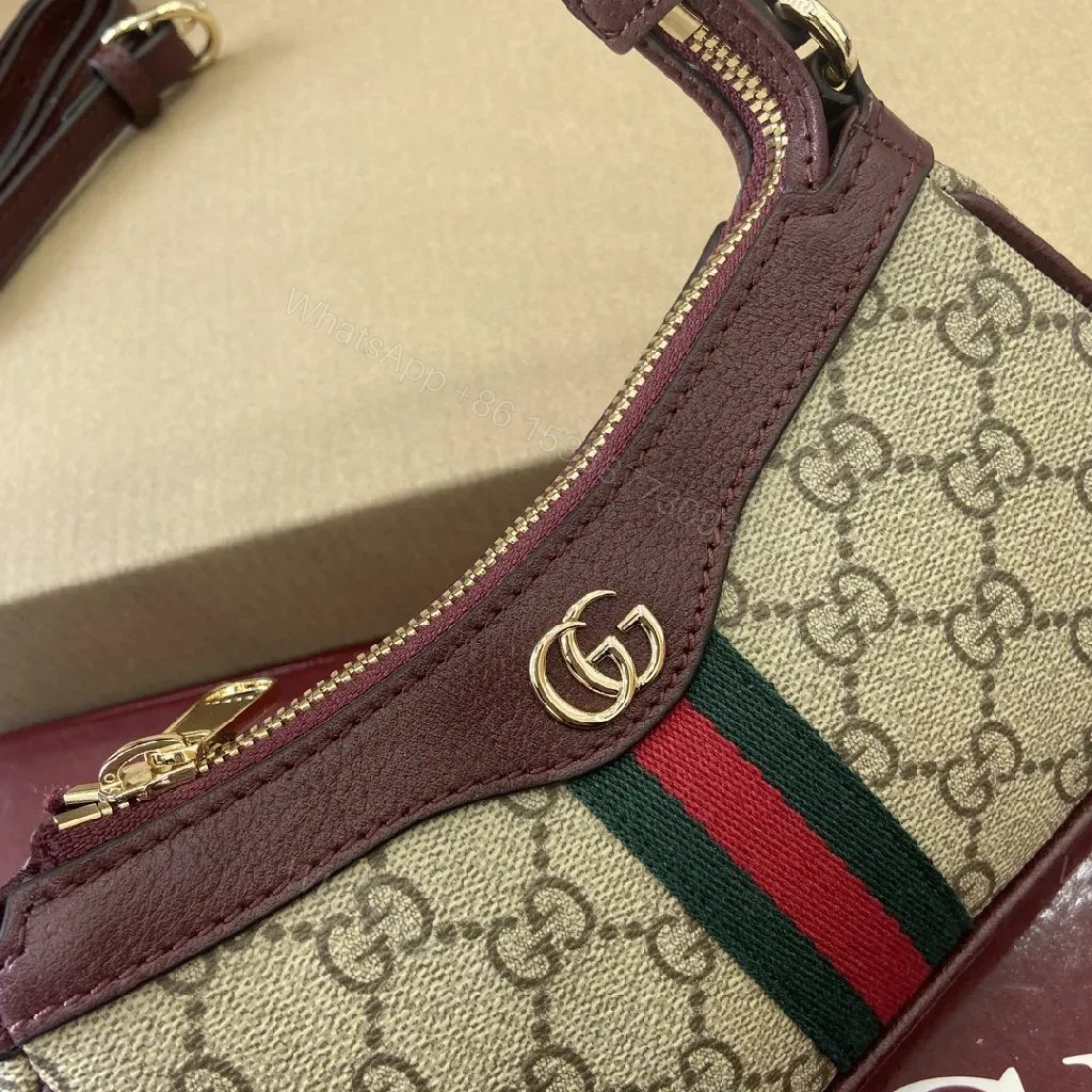 View 9 of Chic Canvas Crossbody: GG-Inspired Luxe, Compact Bag
