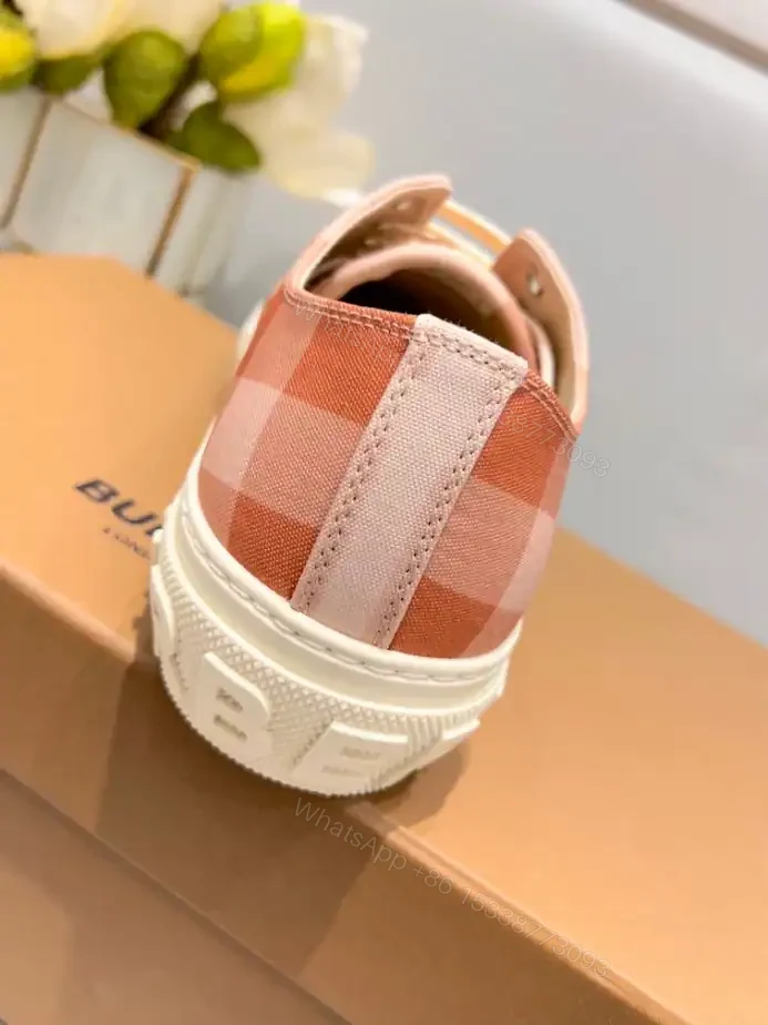 View 6 of BURBERRY CHECK COTTON SNEAKERS – BBR128