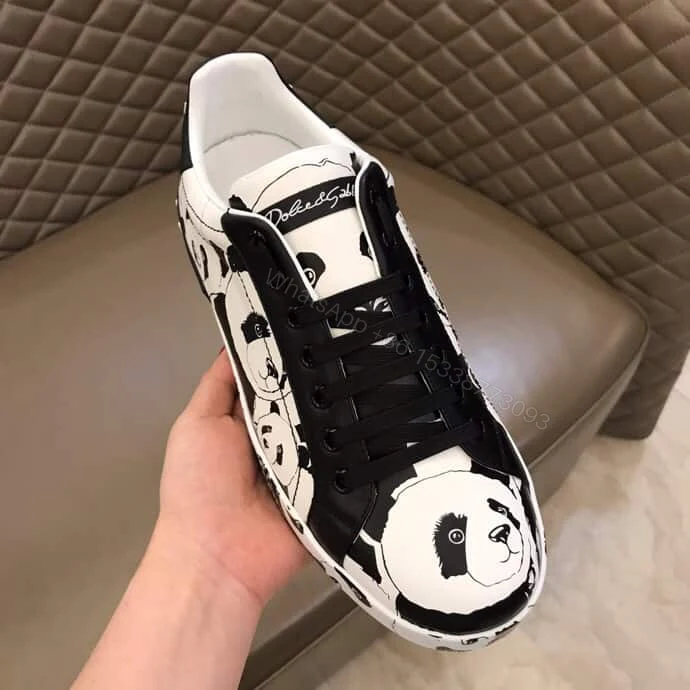 View 7 of DOLCE & GABBANA PORTOFINO SNEAKERS IN PRINTED NAPPA CALFSKIN – DG 11
