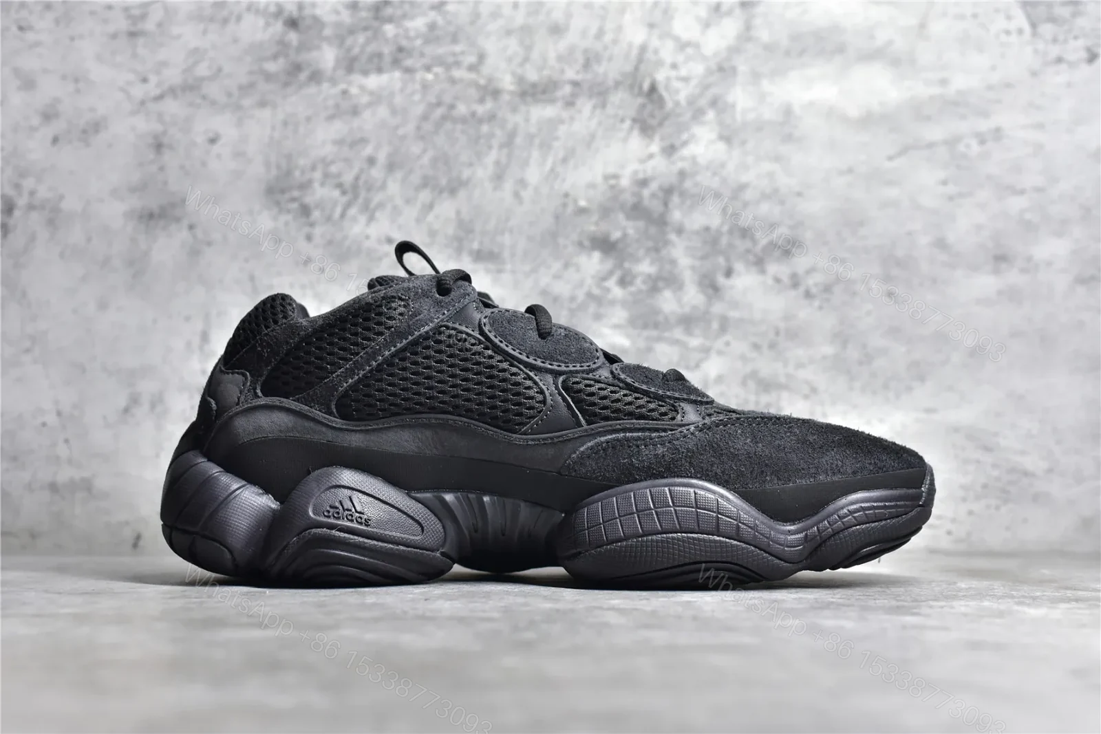 View 3 of Adidas Yeezy 500 Utility Black Reps