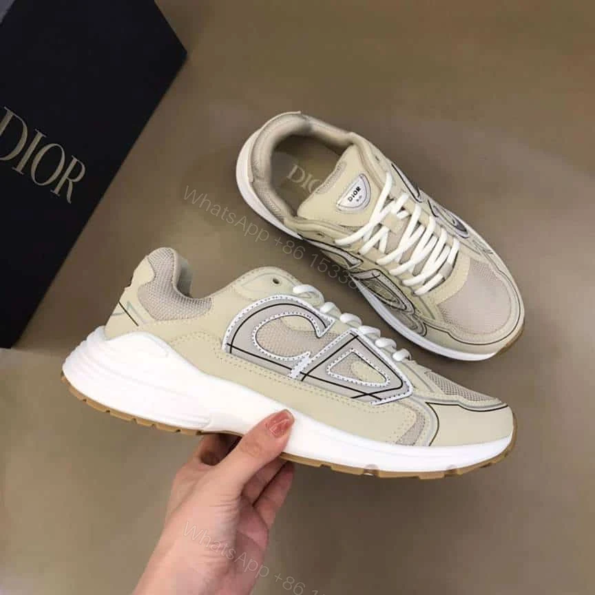 View 7 of DIOR B30 SNEAKERS CREAM MESH AND TECHNICAL FABRIC – CD89