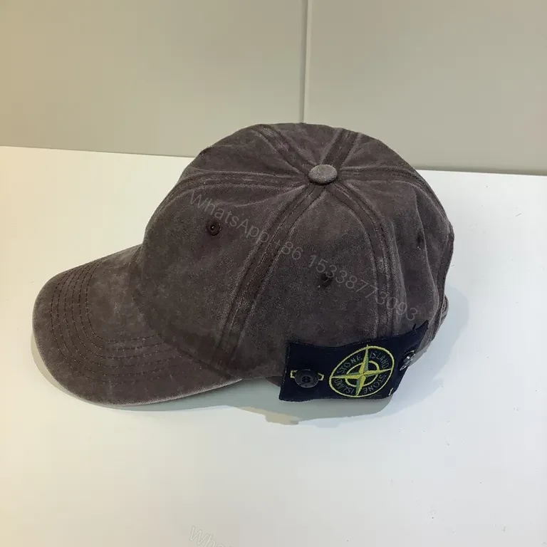 View 9 of Casual Chroma Coral Cap with Stone Island Patch Cap