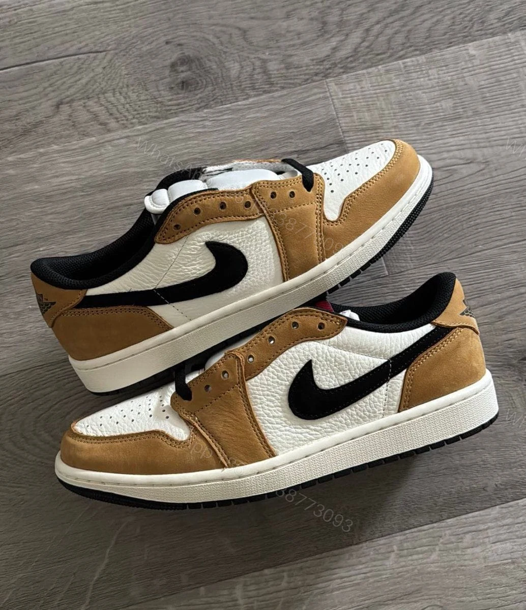 View 4 of FIRST COPY Air jordan 1 Low OG Rookie of the year for men