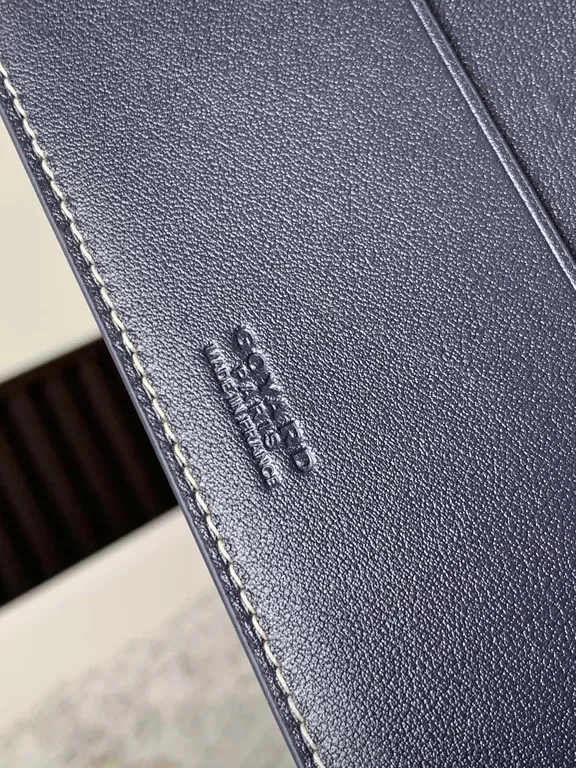 View 7 of Blue Goyard-Patterned Long Wallet: All-Day Organization