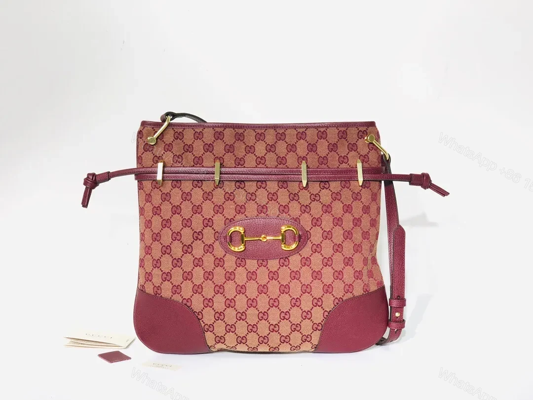 View 2 of GUCCI GHW Horsebit 1955 Shoulder Bag