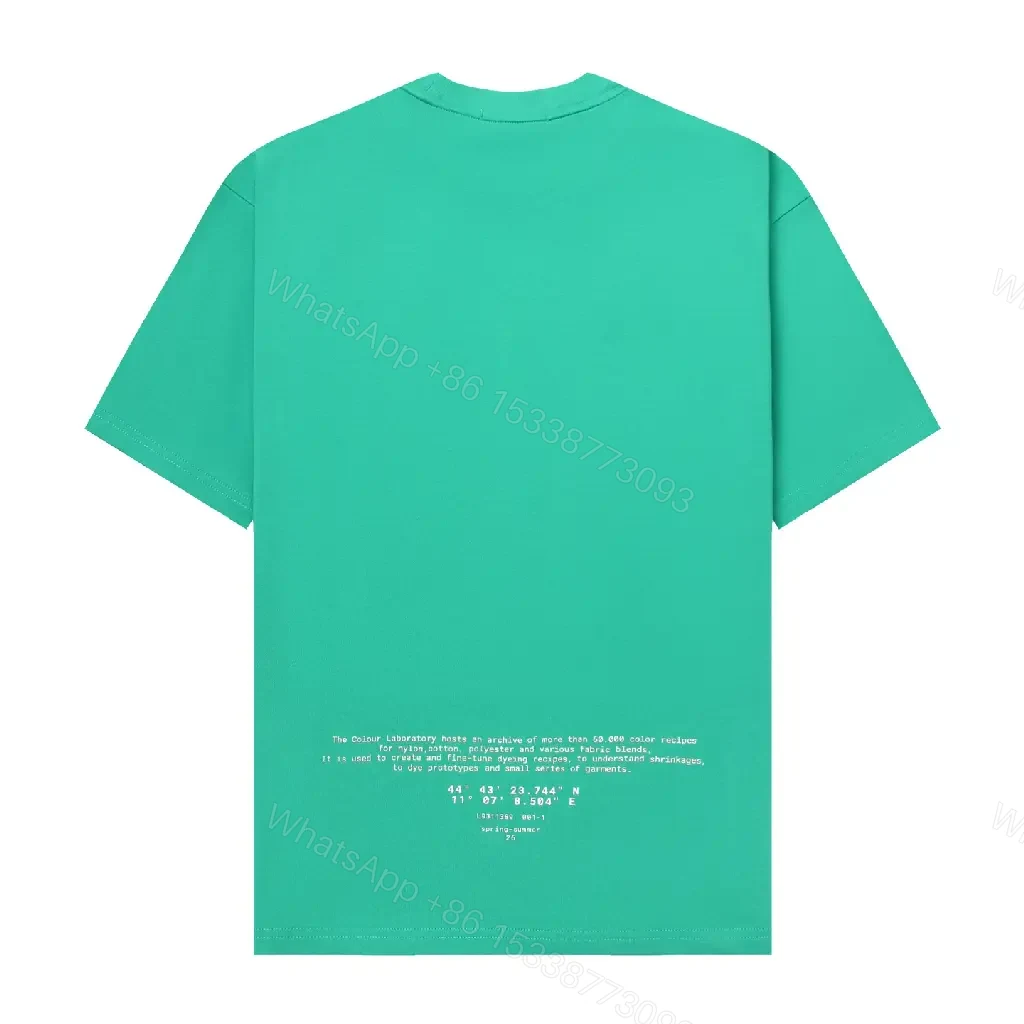 View 11 of Green Stone Island Crest Tee: Premium Cotton, Relaxed Fit