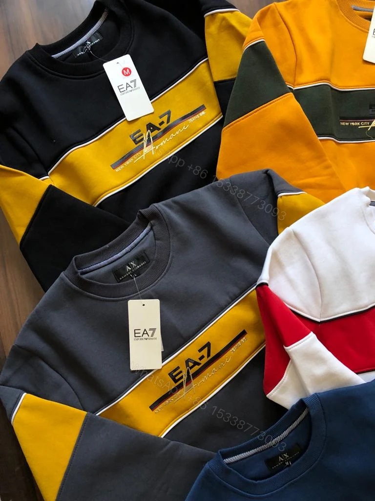 View 5 of First Copy Armani Premium Quality Round Neck Sweatshirt