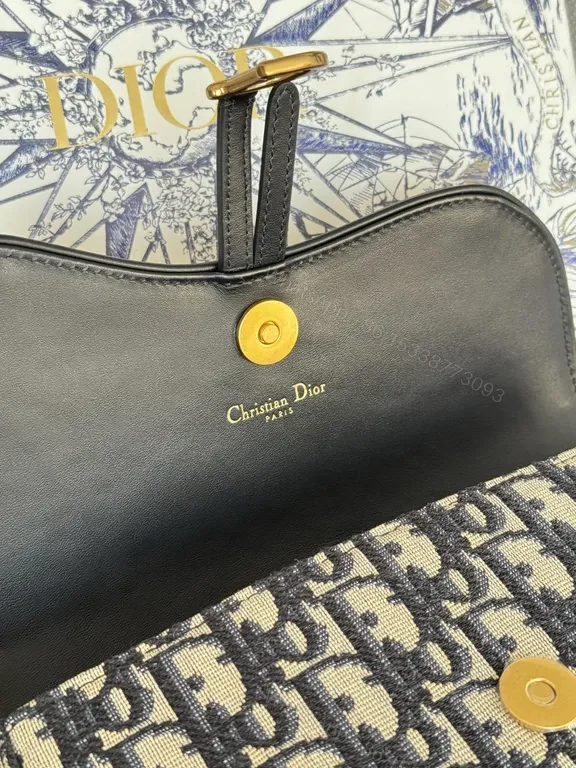 View 7 of Chic Dior Canvas & Leather Crossbody: Everyday Luxury Bag
