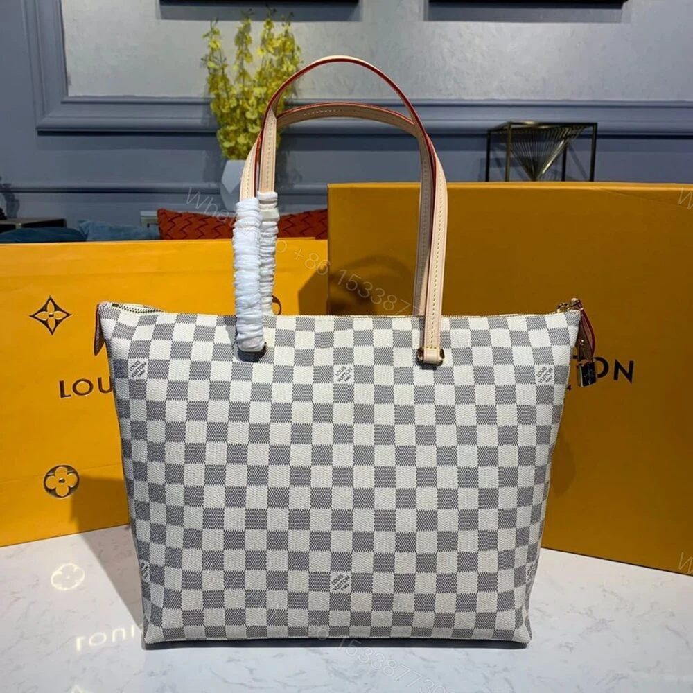 View 3 of Louis Vuitton Lena MM Damier Azur Canvas 33cm LV N44040