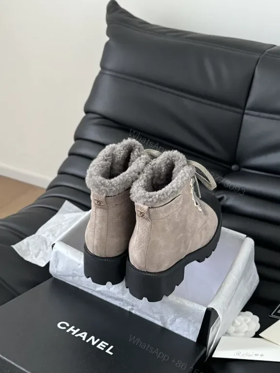 View 6 of CozyShear Combat Boots: Luxe, All-Weather, Urban Style