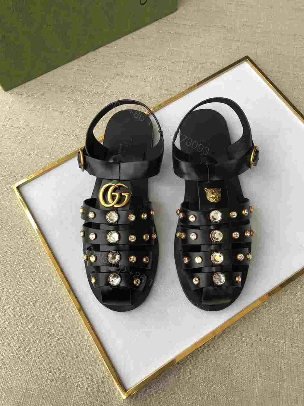 View 4 of GUCCI SANDAL WITH DOUBLE G – SDG002