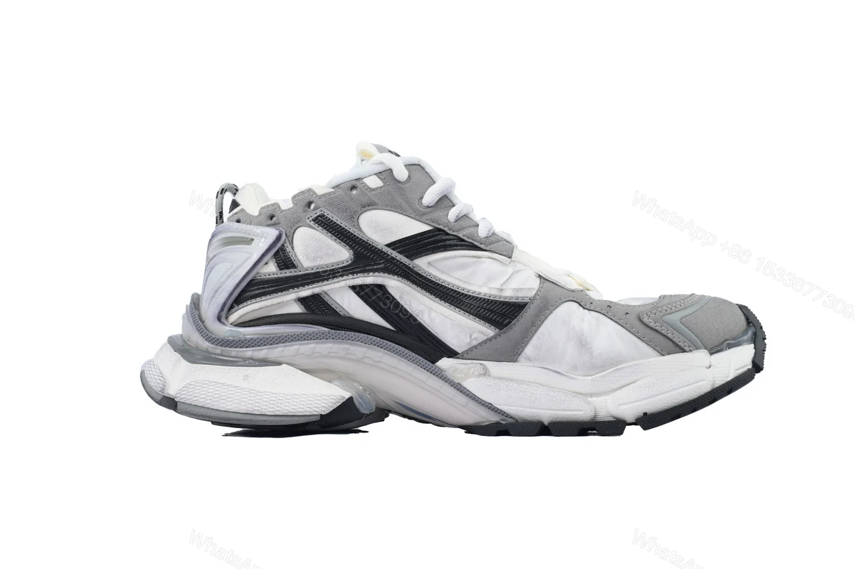 Balenciaga Runner Sneaker 'Grey White Black' 772774 W3RNY 9012 — view 2