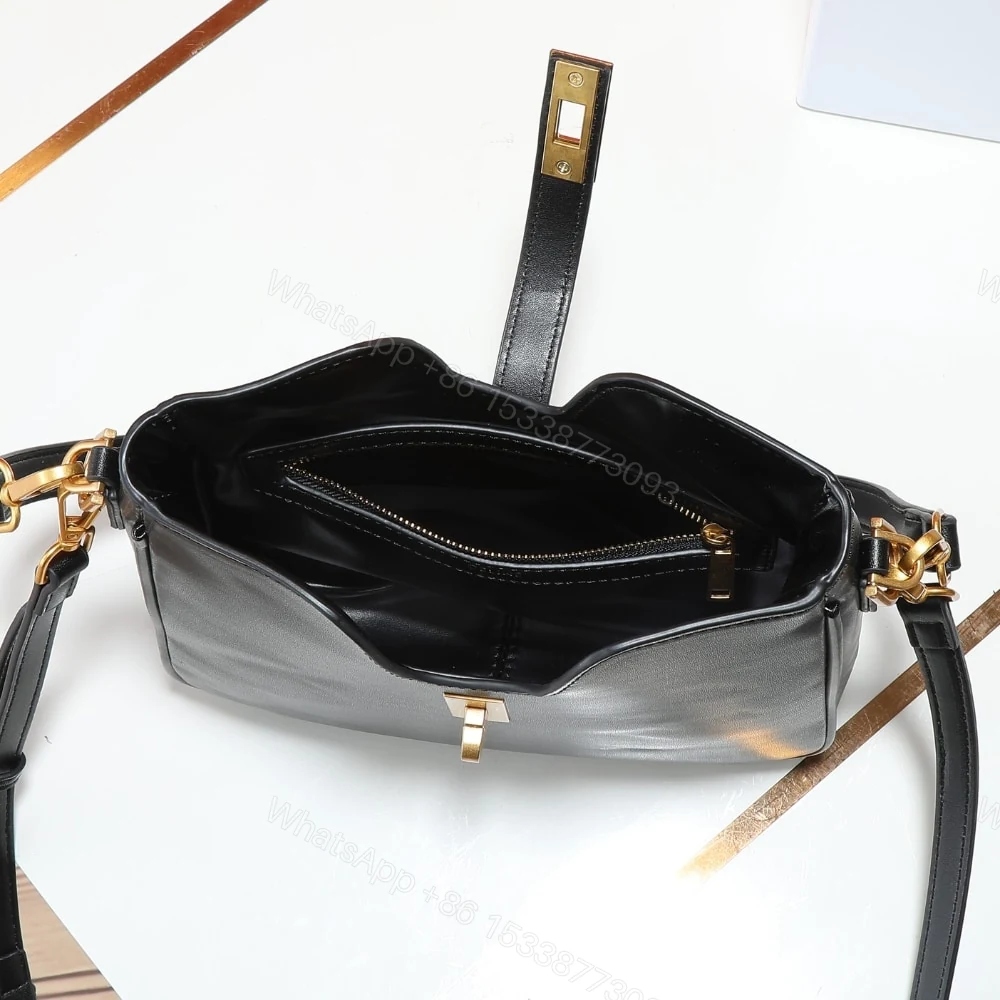 View 6 of CELINE SMALL CAMILLE 16 SOFT BAG BLACK 24CM 120693FX9 38NO