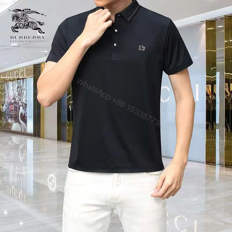 View 2 of FIRST COPY BURBERRY IMPORTED LYCRA POLOS T-SHIRT