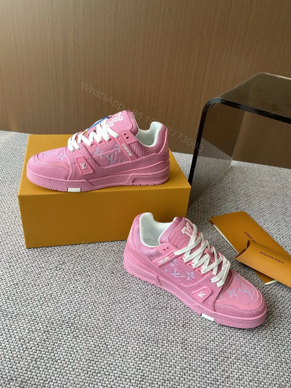 Vivid Pink Suede Sneakers: Luxe Everyday Statement Pair — view 1