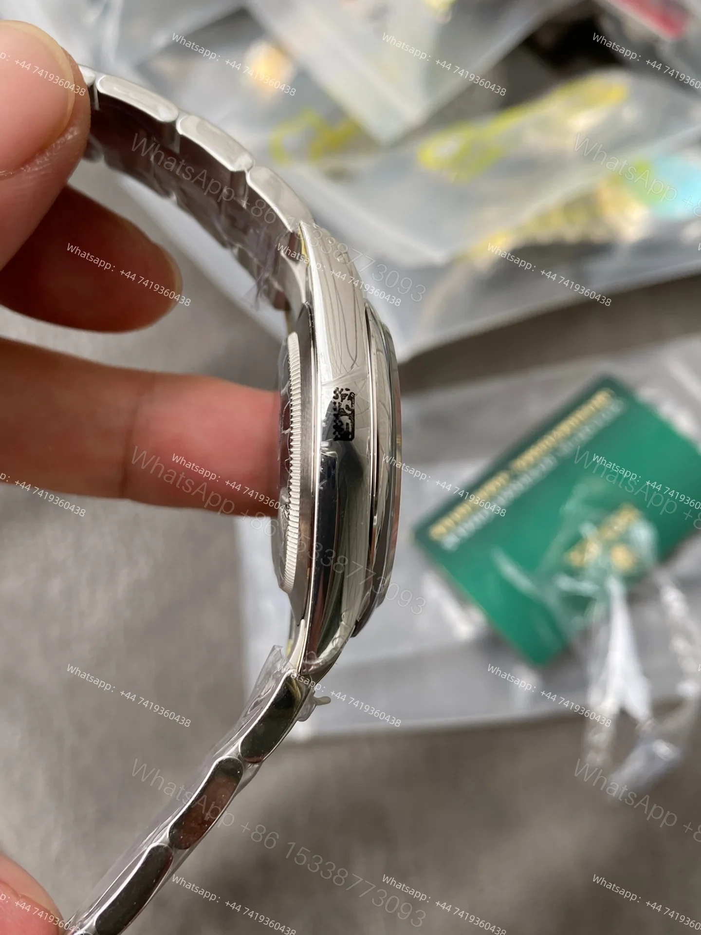 View 6 of Rolex Super Clone Oyster Perpetual M124300-0006 41mm Tiffany Blue Dial 3230 Movement
