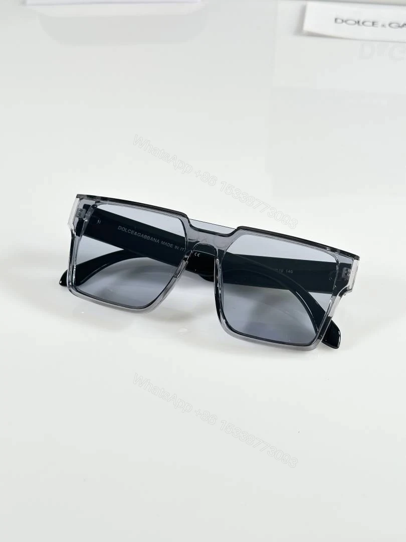 View 3 of First Copy Dolce & Gabbana Grey Transparent Square Frame Men’s Sunglasses