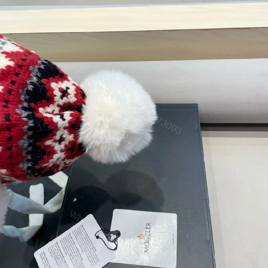 View 6 of Cozy Luxe Knit-Pom Beanie: Plush Warmth, Premium Style